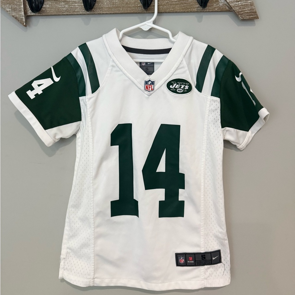 NFL White Jets Jersey, kids small